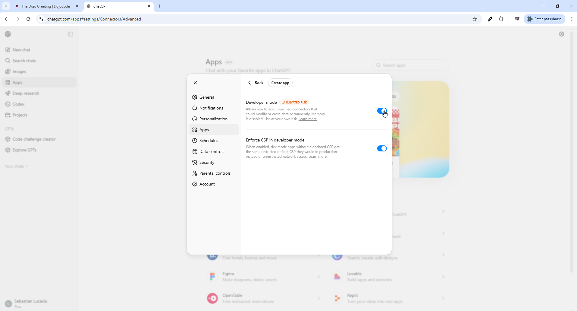 ChatGPT Developer Mode